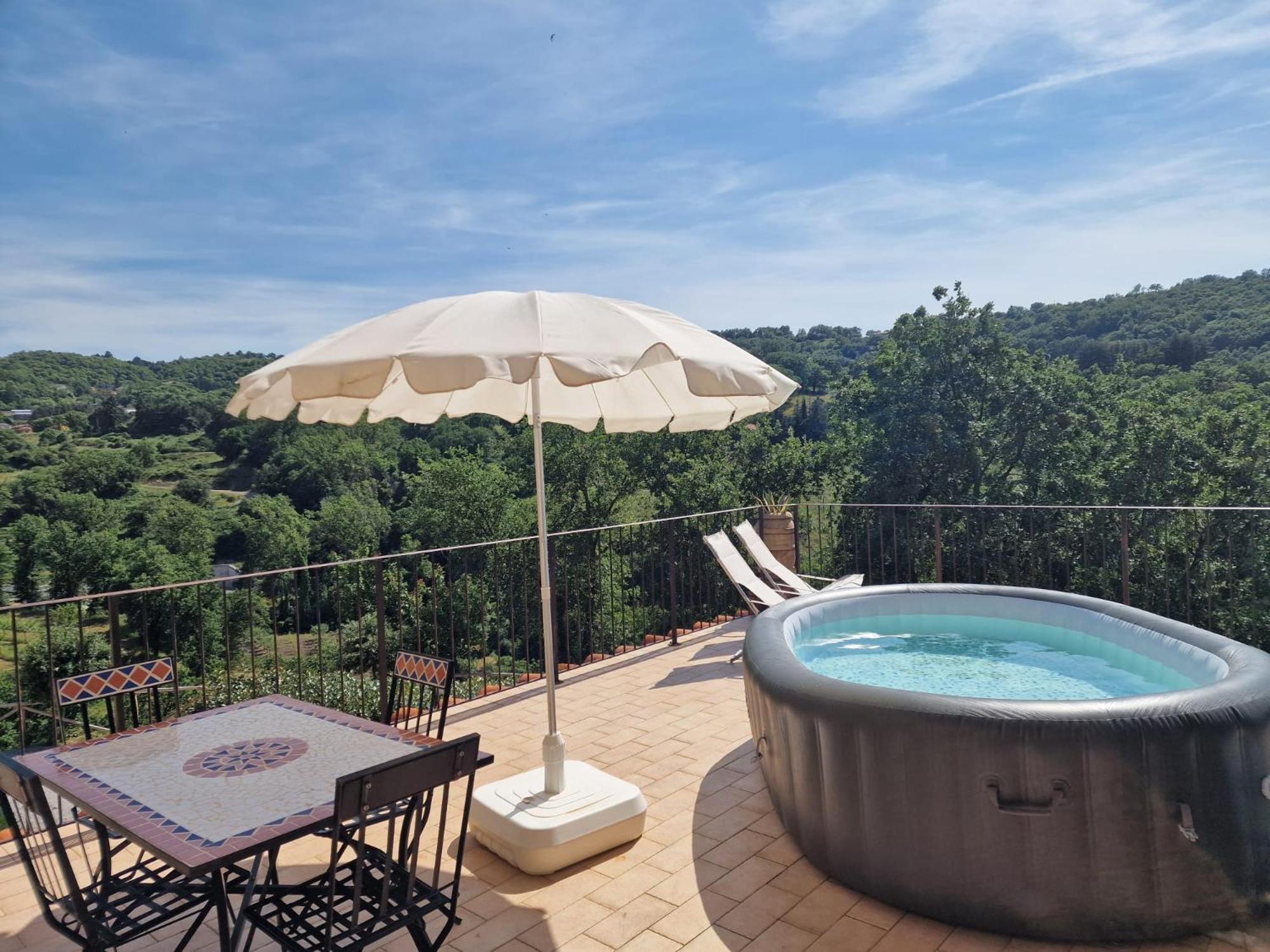 Agriturismo Castello Delle Fornaci - Private Jacuzzi Arcidosso Luaran gambar